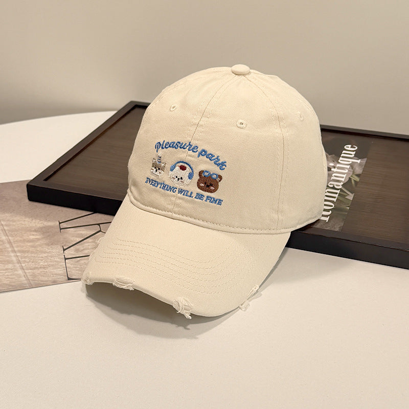 Unisex Brodert Fritids Caps Skanto