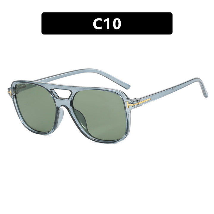 Women's trendy square sunglasses with detailed frame Skanto