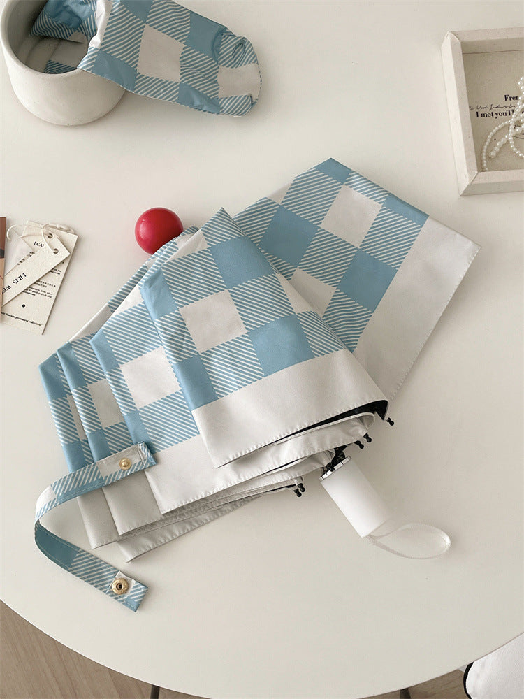 Dame sammenleggbart paraply med spesiell design Skanto