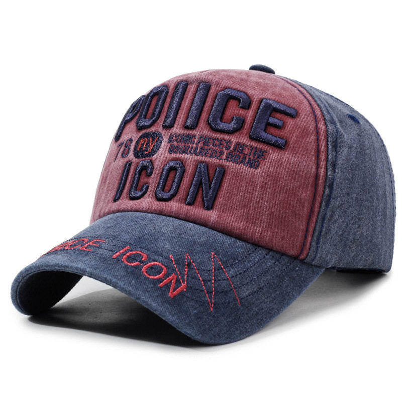 Herre Vintage-inspirert Brodert Baseball Caps Skanto