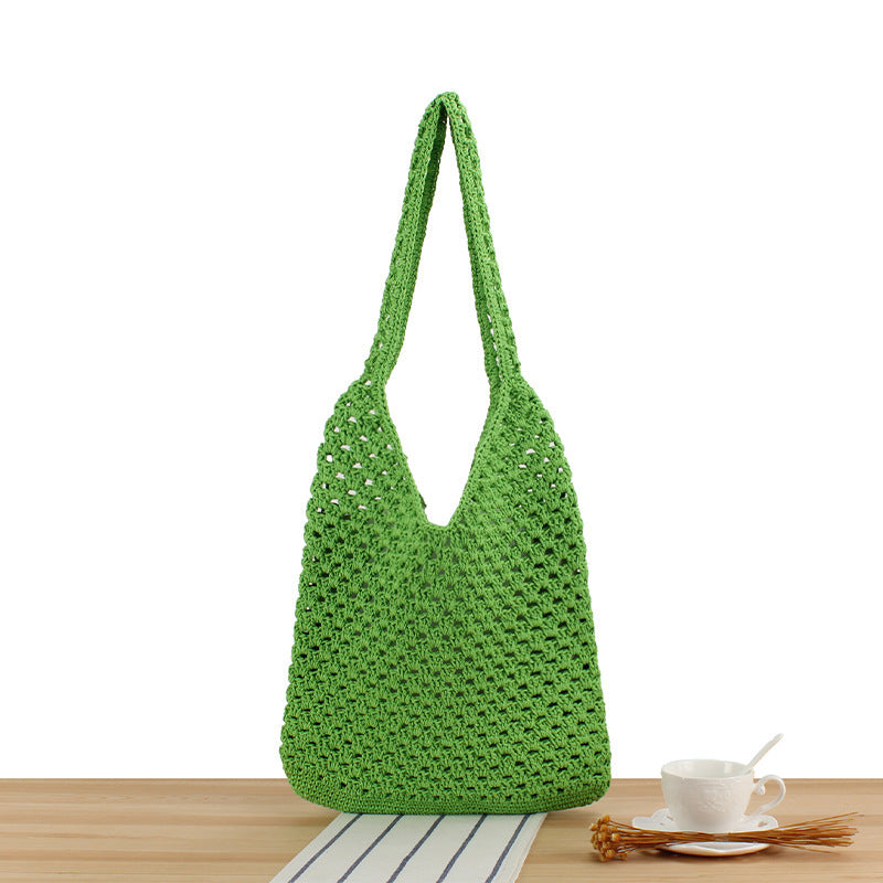 Hand-knotted jute bags Skanto