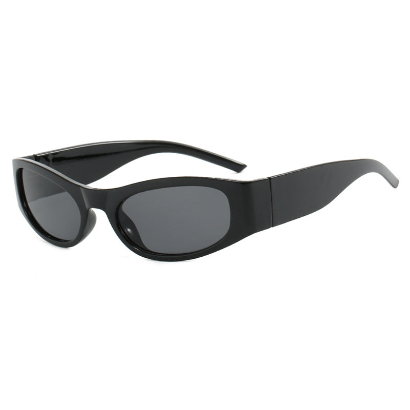 Women's sporty sunglasses with wide frame and UV protection Skanto