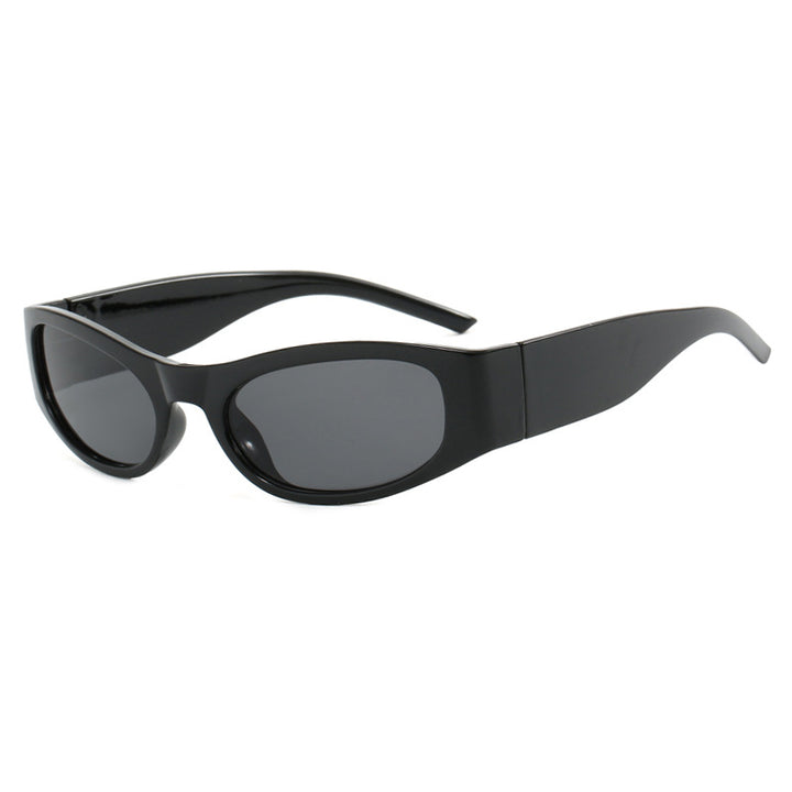 Women's sporty sunglasses with wide frame and UV protection Skanto