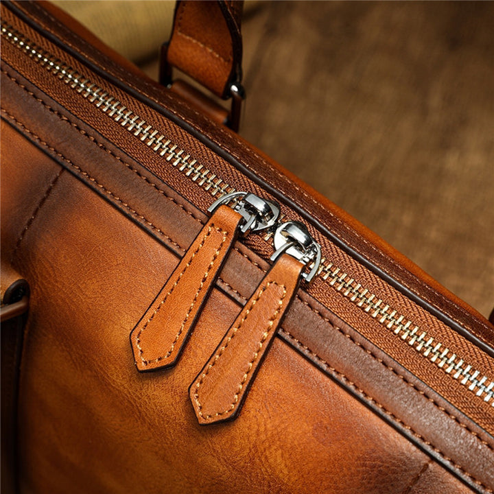 Elegant Aktetaske med Uttakbart Laptop-rom Skanto