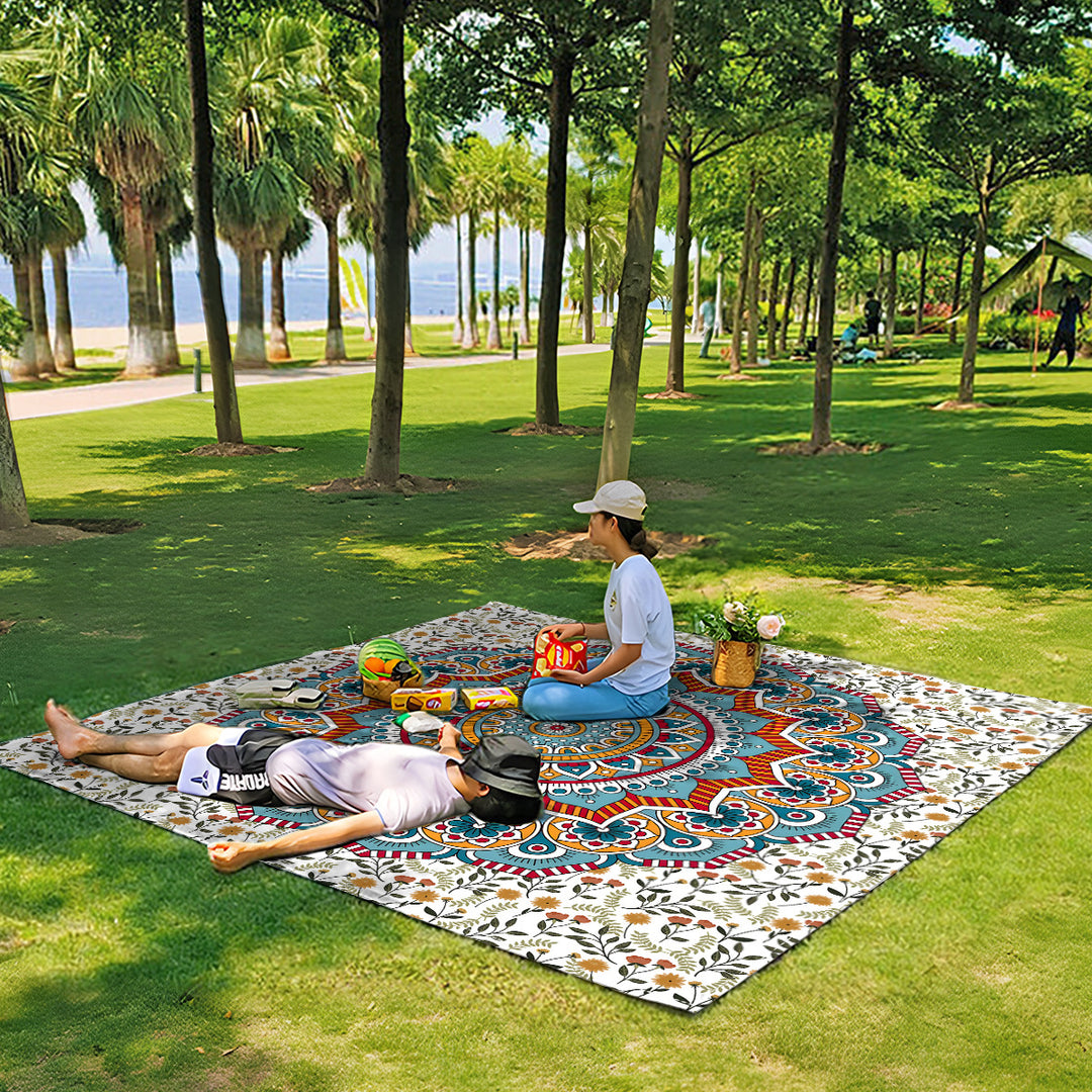 Mandala Design Strandmat Skanto