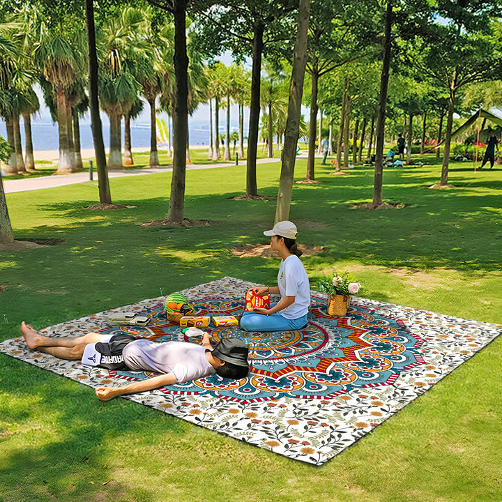 Mandala Design Strandmat Skanto
