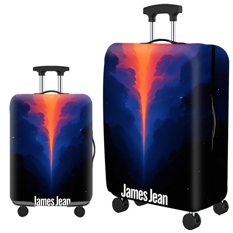Kunstnerisk kattemotiv hardt skall koffert Skanto