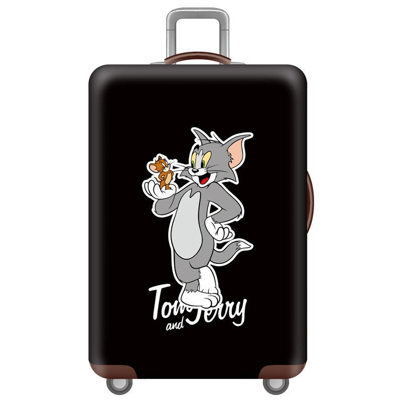 Unisex nan Hard koffert med Tom-og-Jerry-motiv, teleskophåndtak og lettgående svinghjul Skanto