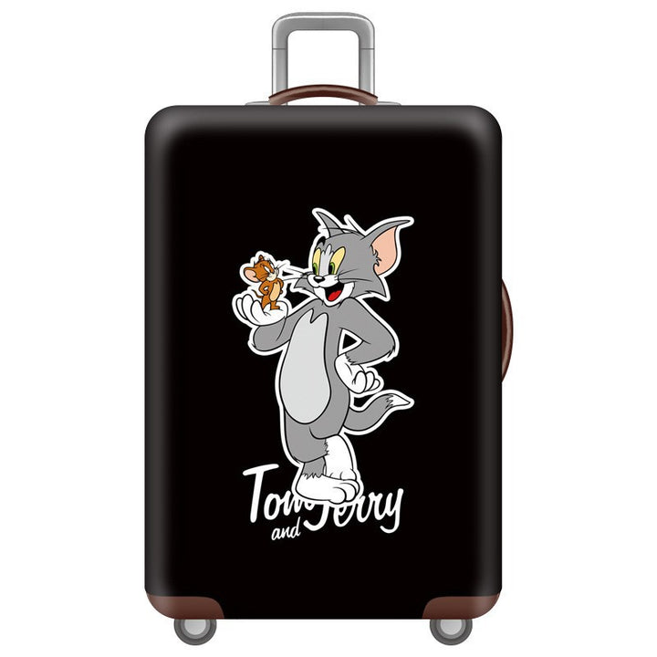 Unisex nan Hard koffert med Tom-og-Jerry-motiv, teleskophåndtak og lettgående svinghjul Skanto