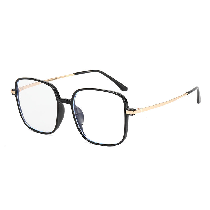 Dame kvadratisk designbrille med filigran metallramme Skanto