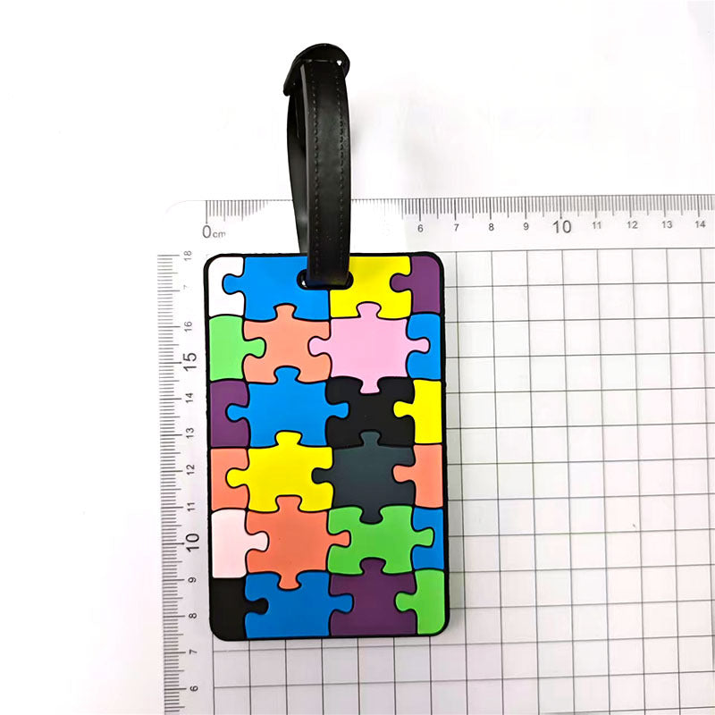 Unisex geometrisk mønster bagasjeidentifikator Skanto