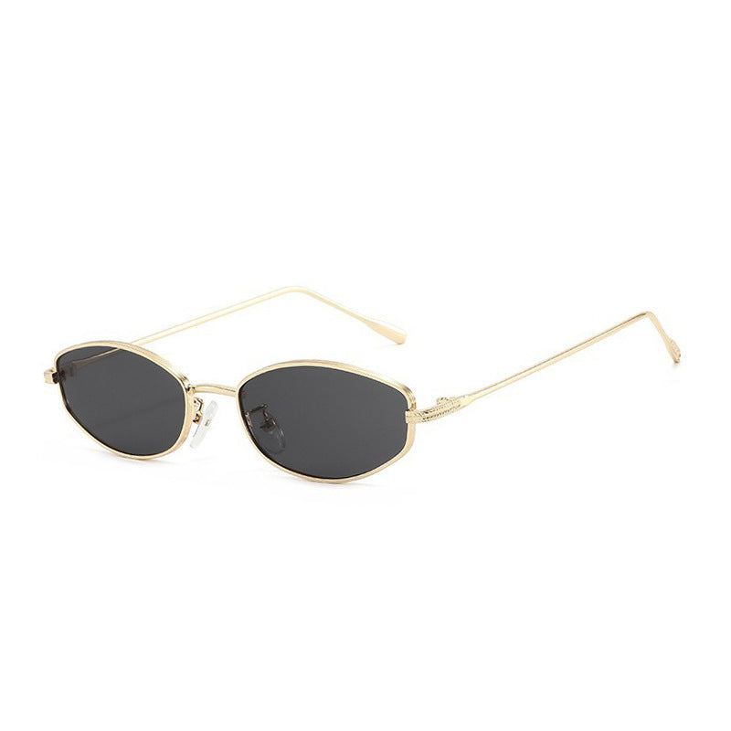 Women's fashionable sunglasses in a minimalist oval design Skanto