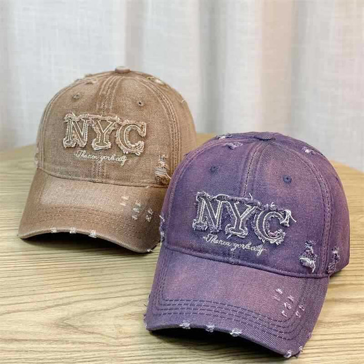 Kvinnens distressed fashion baseball cap Skanto