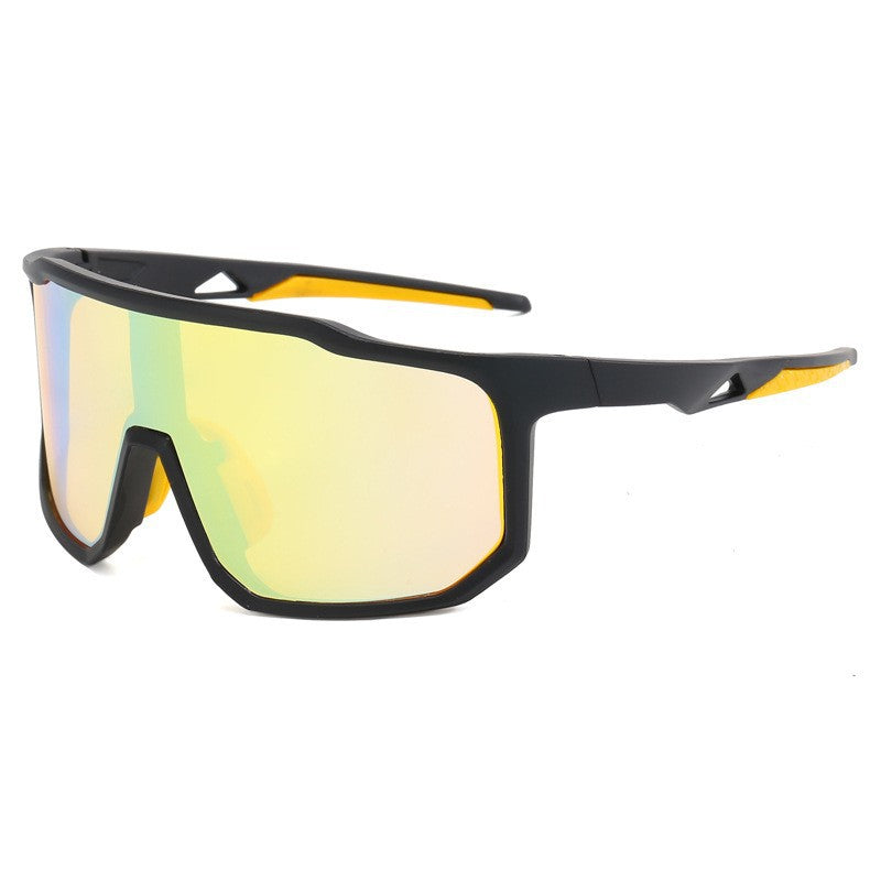 Damer sportslige racing solbriller med bredt synsfelt og moderne speilglass Skanto