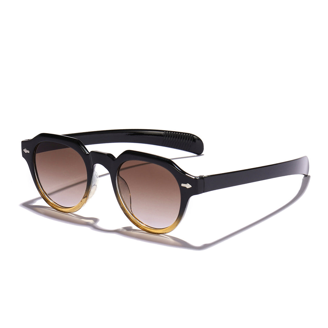 Dame solbrille med stillegående og unik ramme Skanto