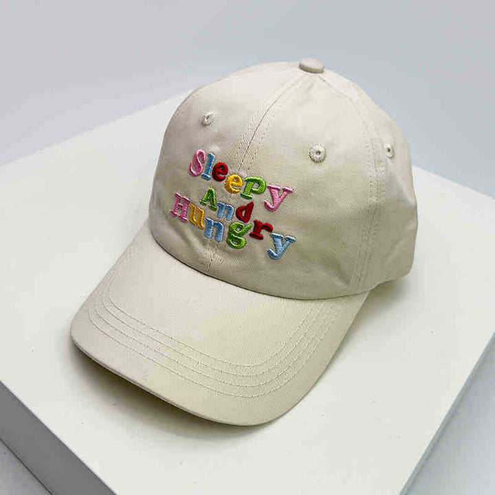 Herres stilige broderte caps Skanto