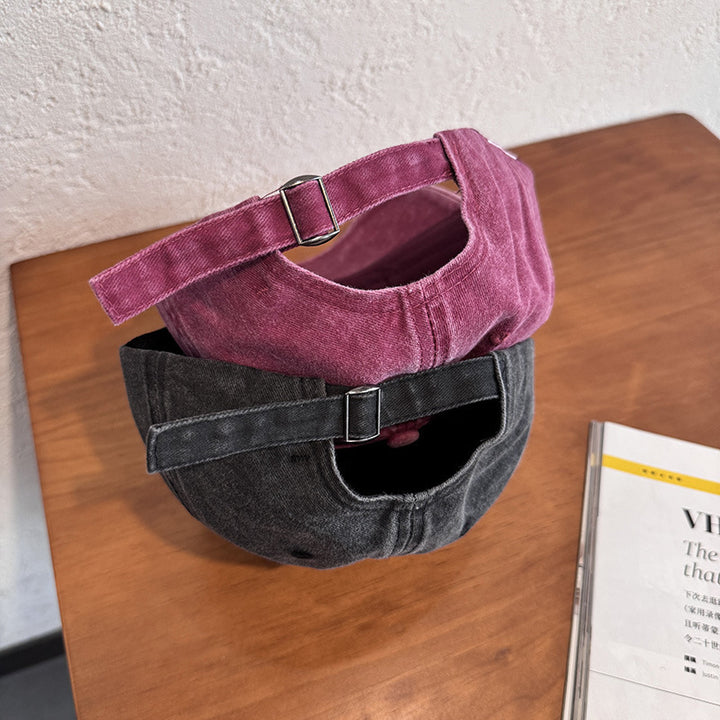 Kvinnenes Slitt Denim Justerbar Caps Skanto