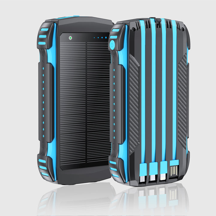 Solar Powerbank med Høy Kapasitet Fra Skanto
