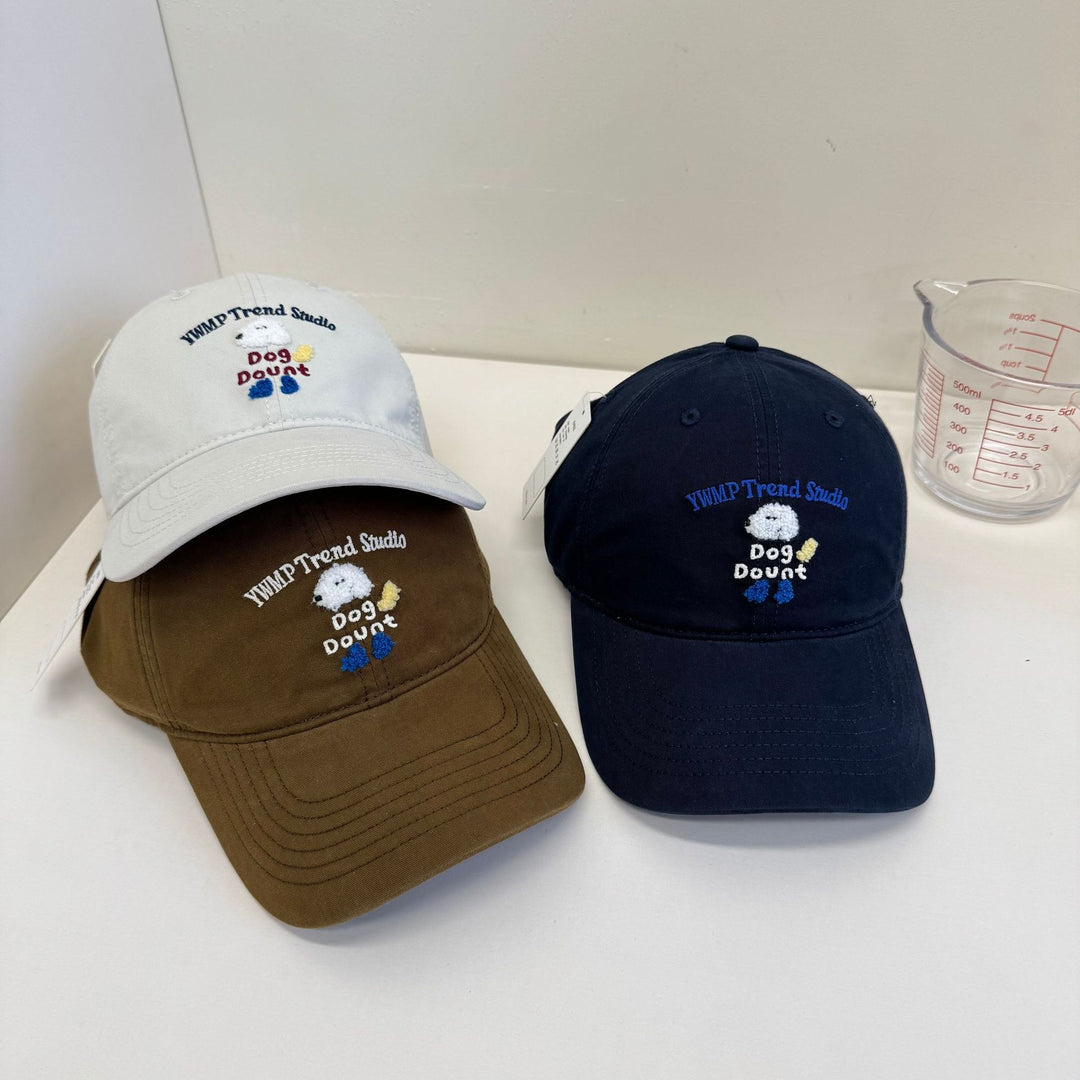 Unisex Brodert Hundetema Baseball Caps Skanto