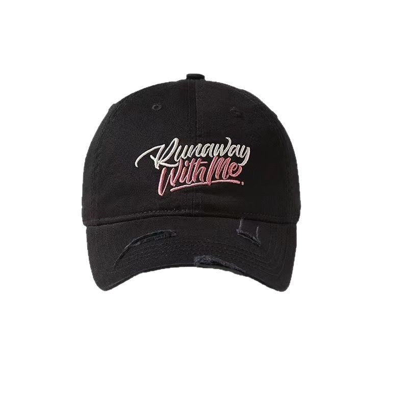 Kvinne Grafisk Brodert Justerbar Baseball Caps Skanto
