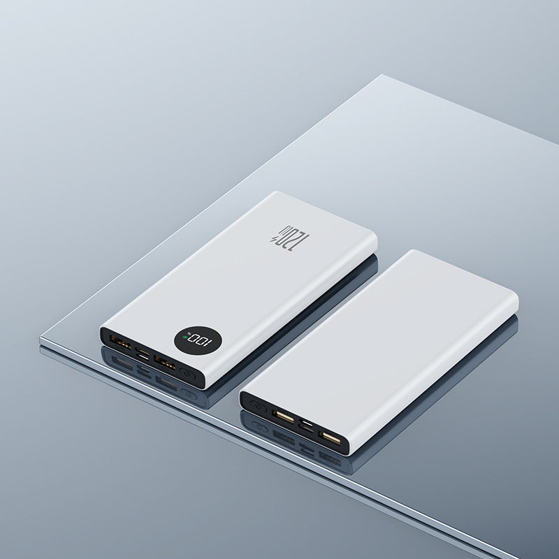 Høyytelses hurtiglader powerbank med digital energidisplay Skanto