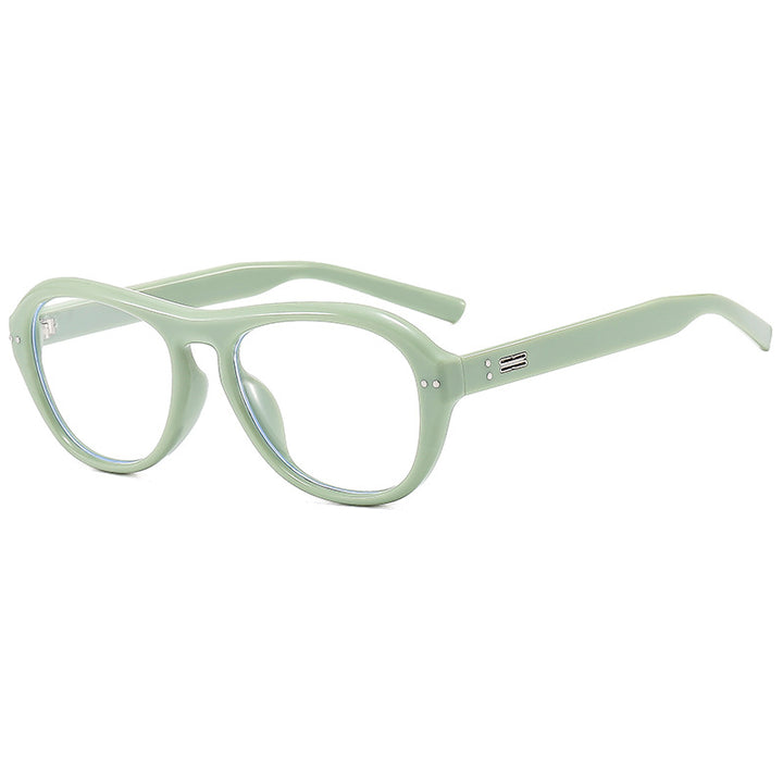 Women's fashionable glasses with stylish elongated frame and high-quality plastic Skanto