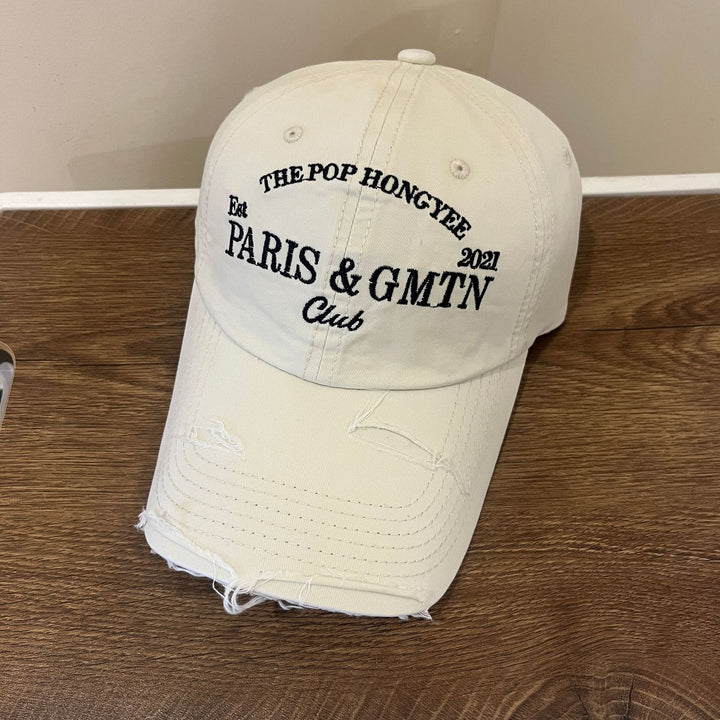 Herre Slitt Bomull Twill Baseball Caps Skanto