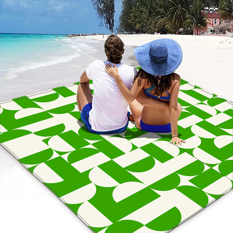 Picknickteppe i maritim design Skanto