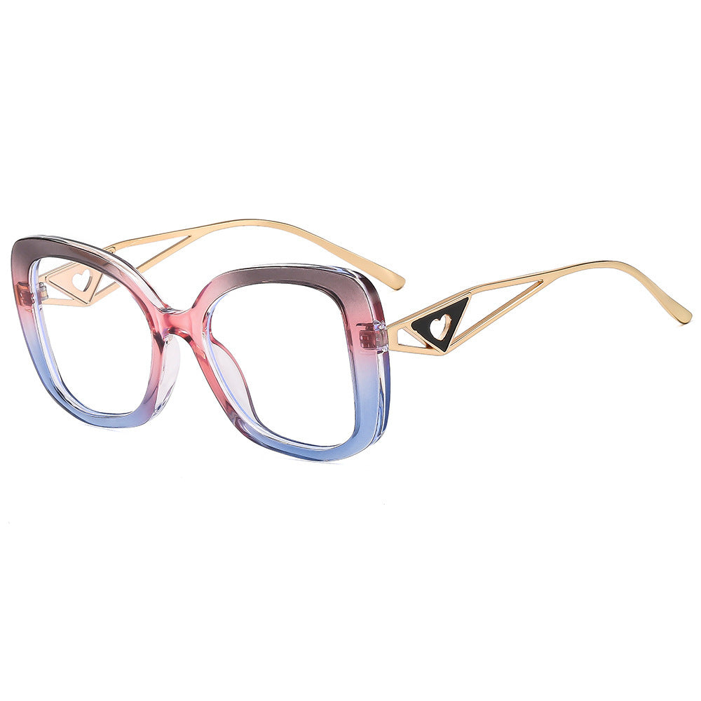 Women's fashion oversized sunglasses with luxurious heart detail Skanto
