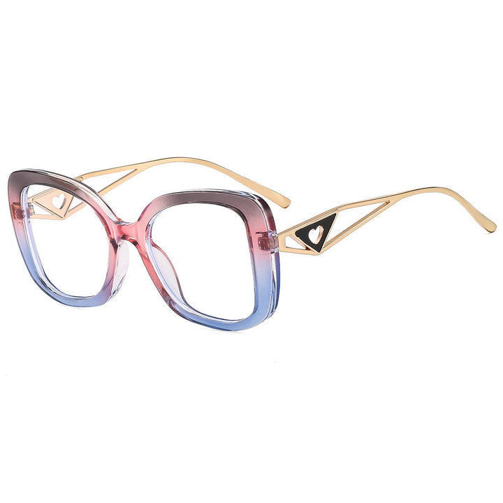Women's fashion oversized sunglasses with luxurious heart detail Skanto