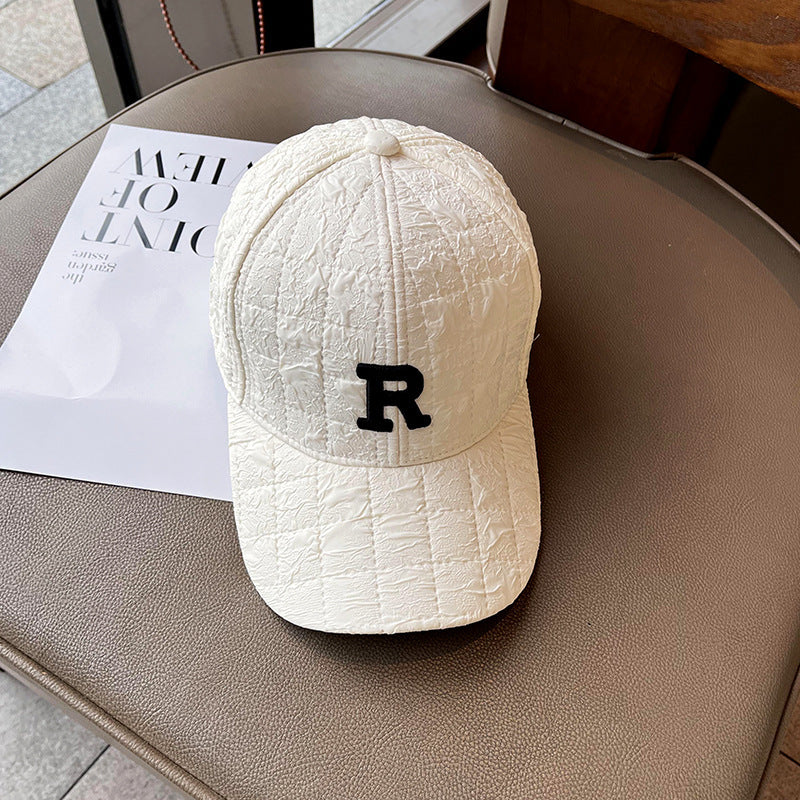 Kvinne Contemporary Teksturert Design Baseball Cap Skanto