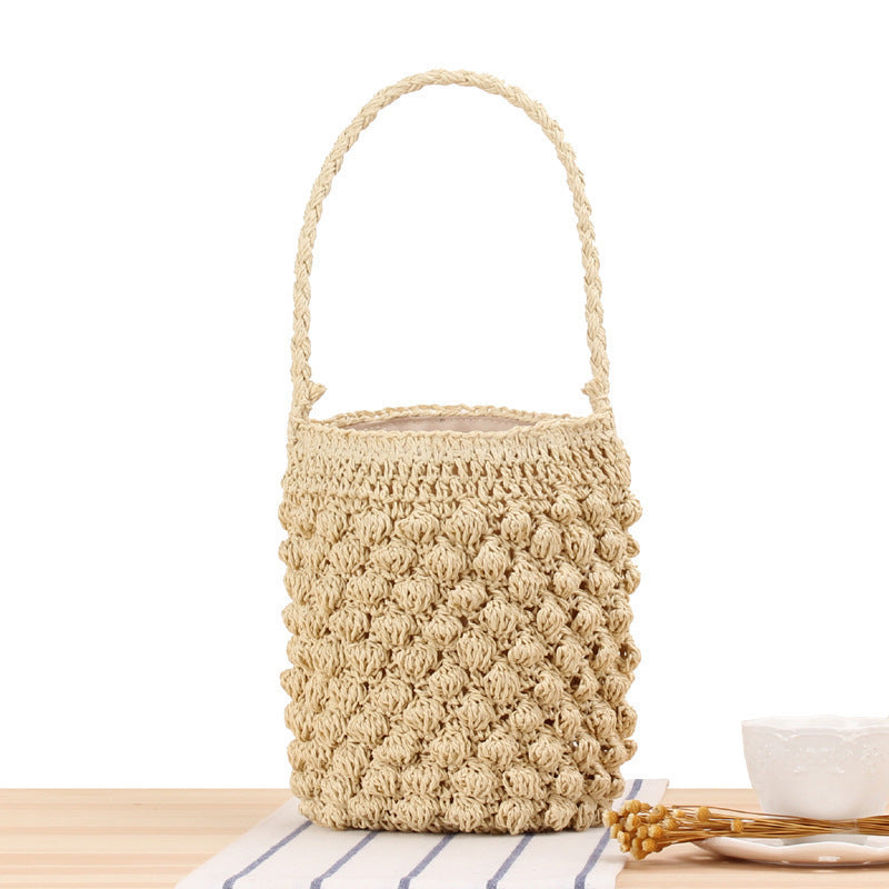 Håndlaget Makramee Handleveske i Boho-stil Skanto