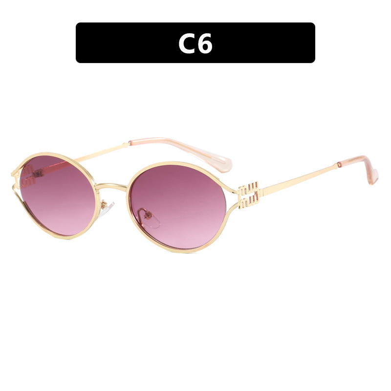 Women's elegant oval sunglasses Skanto
