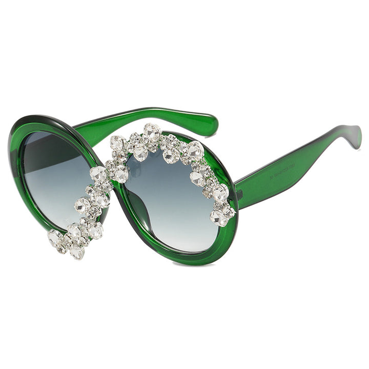 Women's Glamorous Sunglasses with Rhinestone Appliqués Skanto