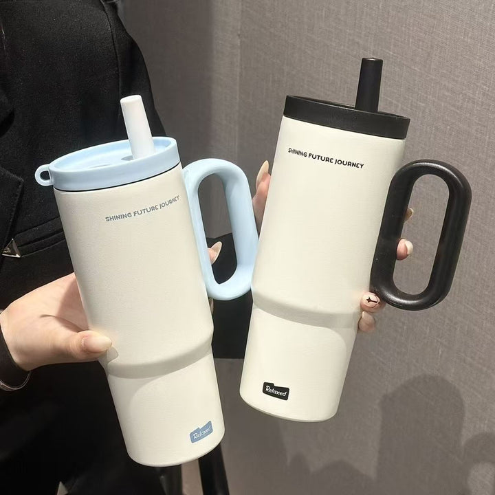 Damen Thermobecher mit praktischem Doppeltrinksystem Skanto