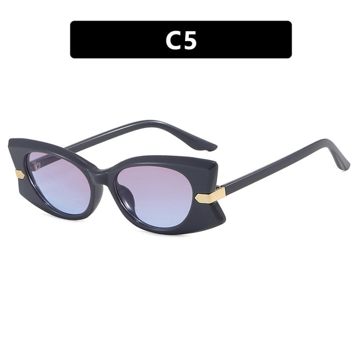 Women's Cat-Eye Sunglasses with Stylish Metal Detail and UV Protection Skanto
