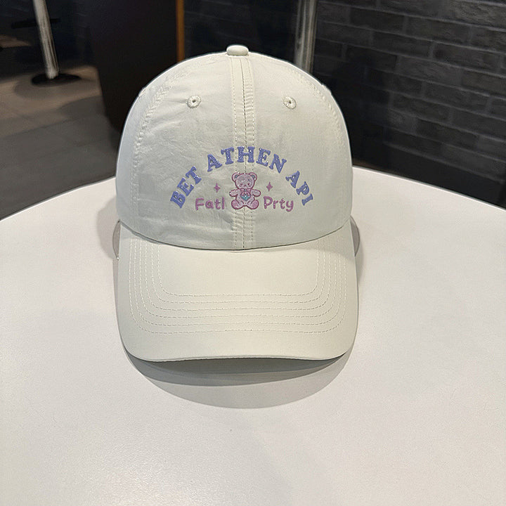 Kvinne Lekende Brodert Caps Skanto