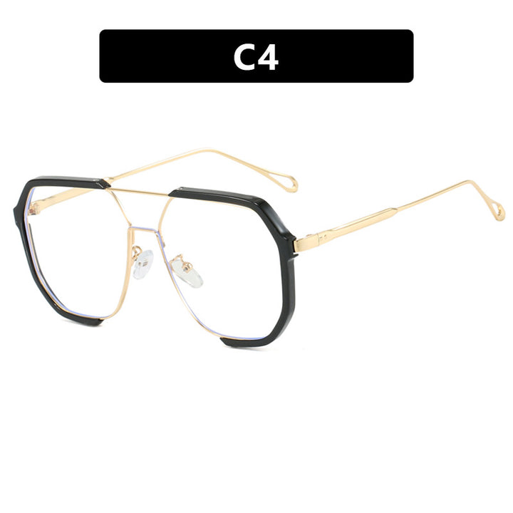 Women's geometric sunglasses with special frame and UV protection Skanto