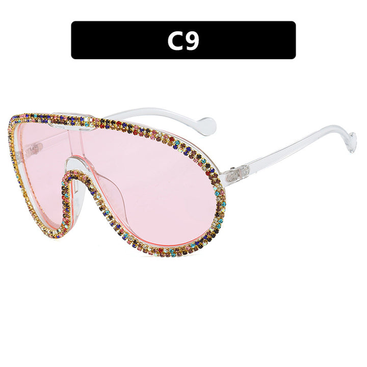 Women's extravagant sunglasses with sparkling frame Skanto