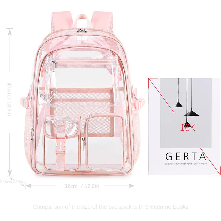 Transparent Multifunctional School Backpack Skanto