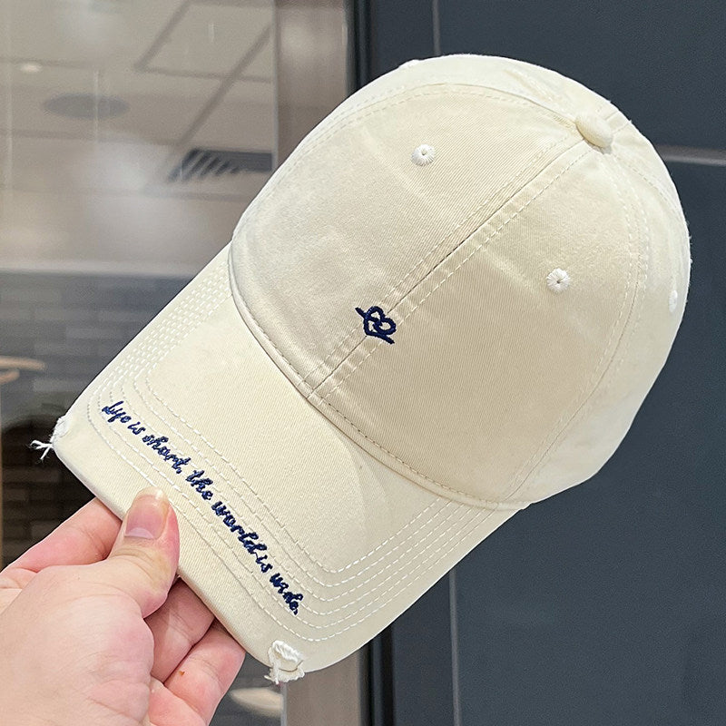 Kvinners slitt vintage stil baseball cap Skanto