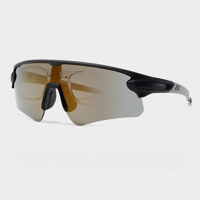 Unisex Sportslig høytytende solbrille med aerodynamisk design og justerbart nesepad Skanto
