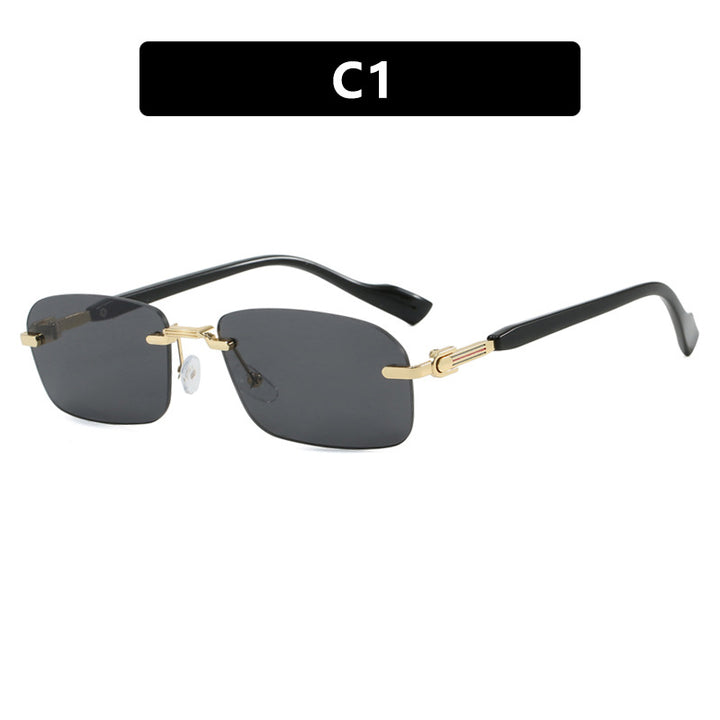 Women's sunglasses with elegant metal frame and stylish wood details Skanto