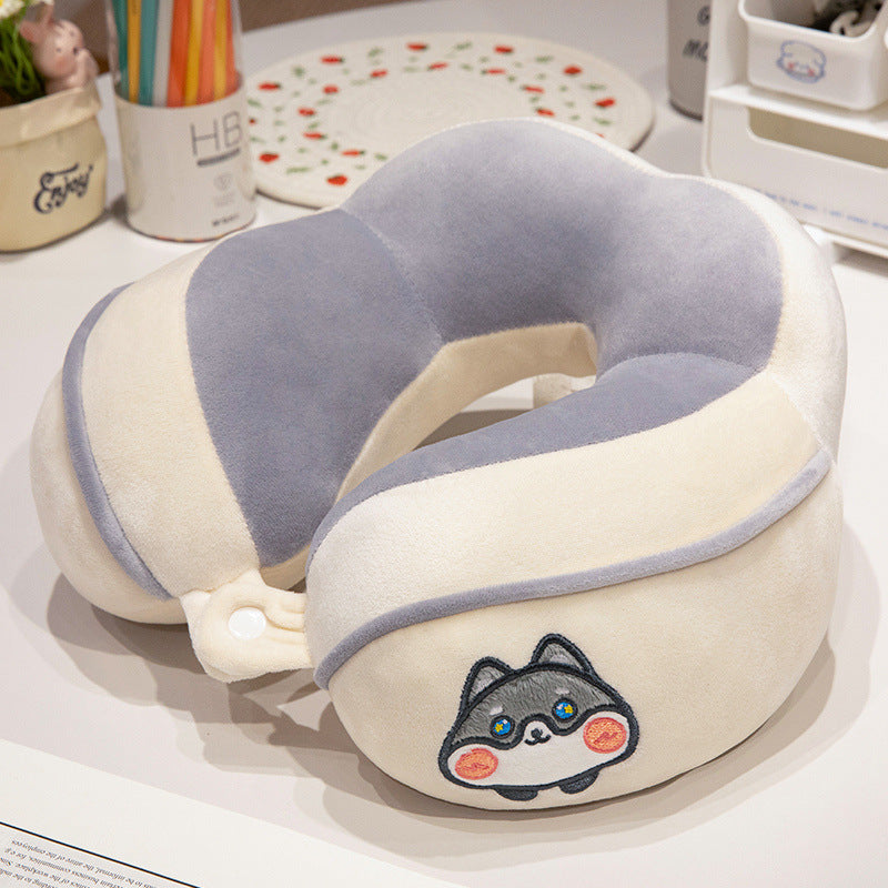 Ergonomisk nakkepute med panda-motiv Skanto