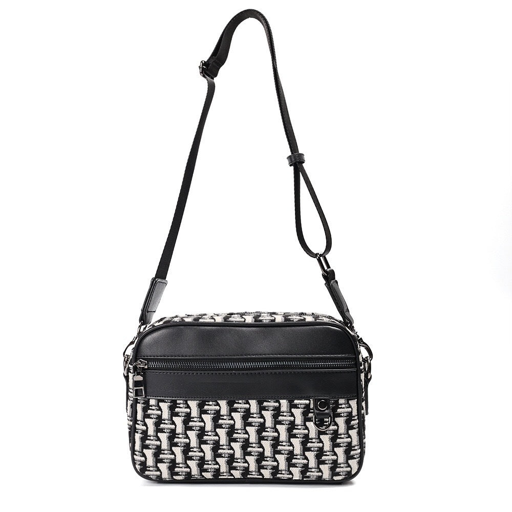 Elegant skulderveske med strukturert design Skanto