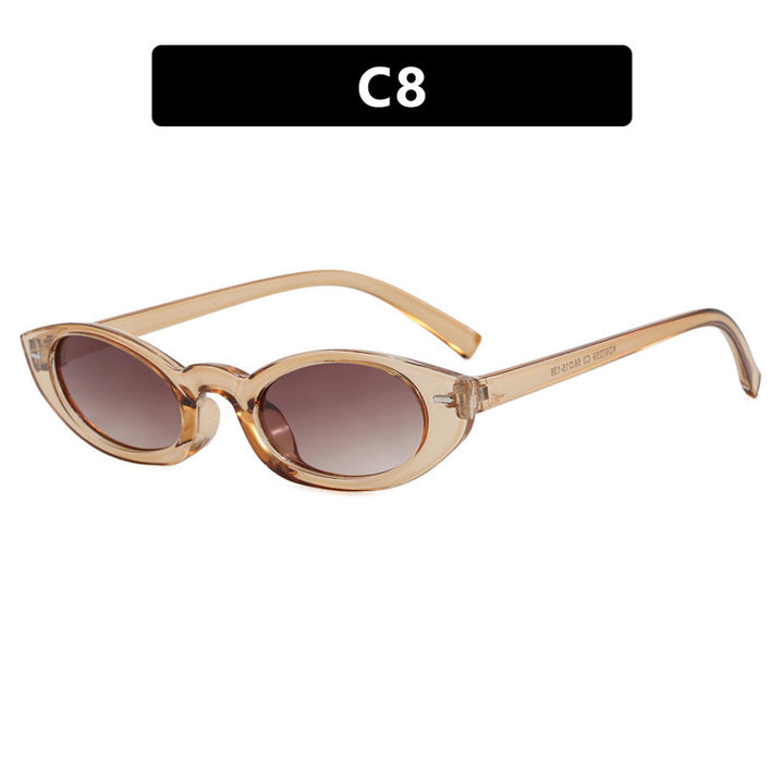 Women's Cat-Eye Sunglasses with Modern Transparent Frame Skanto