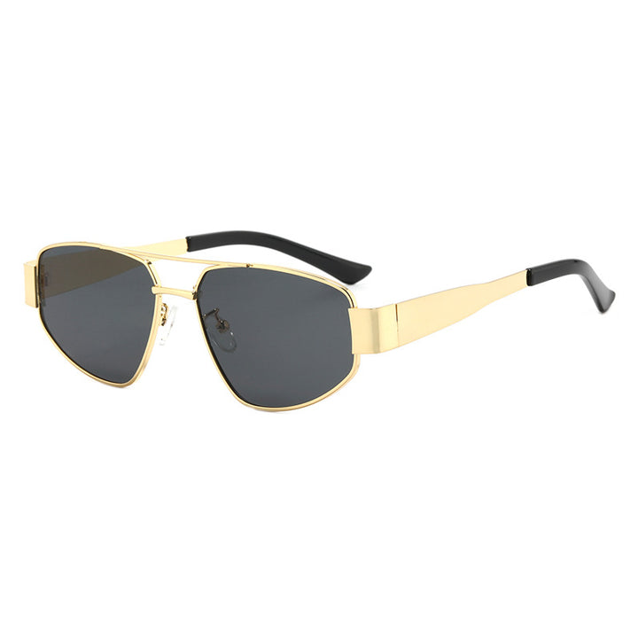 Herre Aviator-Style Metalliske Solbriller Skanto