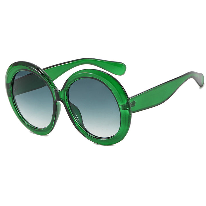 Women's fashionable sunglasses with large frame and UV protection Skanto