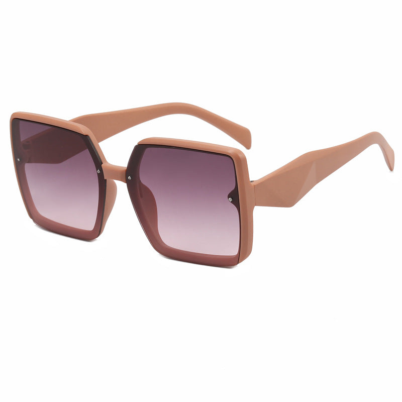 Dame overdimensjonert kvadratisk solbrille Skanto