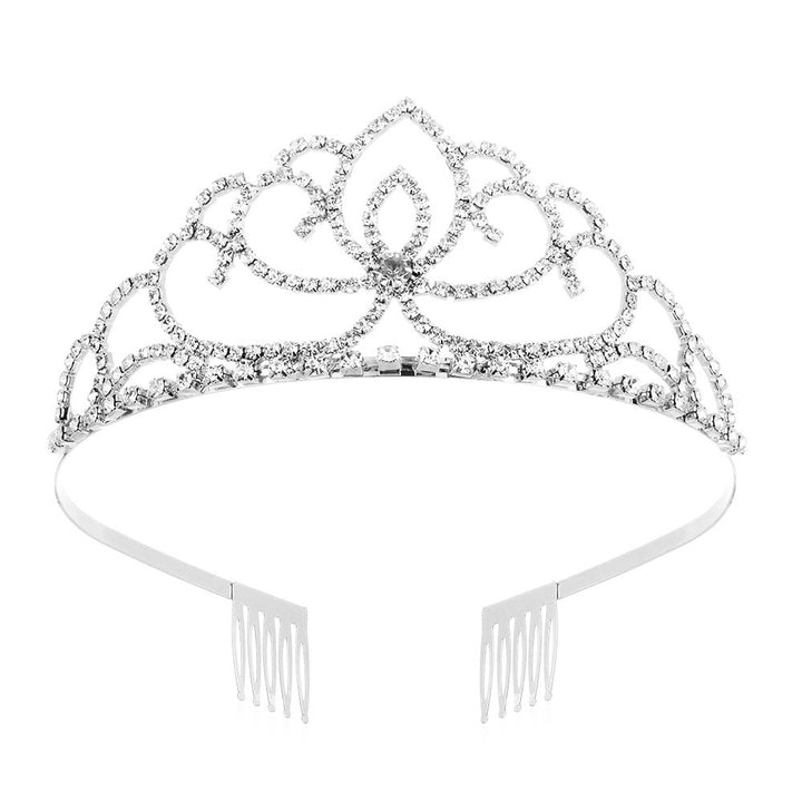 Dame Glitrende Hårstyling Tiara Skanto